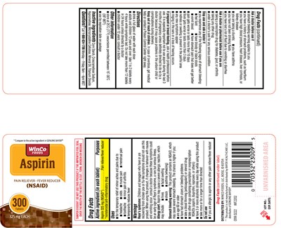 11r Winco Aspirin 325 mg Label 300